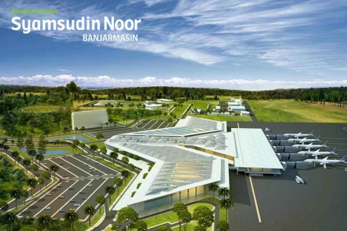 Terminal baru Bandara Syamsudin Noor (BDJ) Banjarmasin, The Jewel of Borneo.