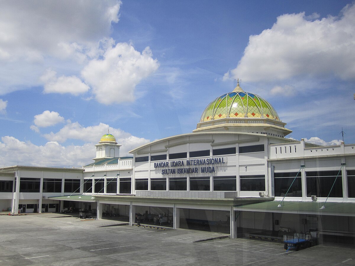 Terminal modern Bandara Sultan Iskandar Muda (BTJ) di Banda Aceh.
